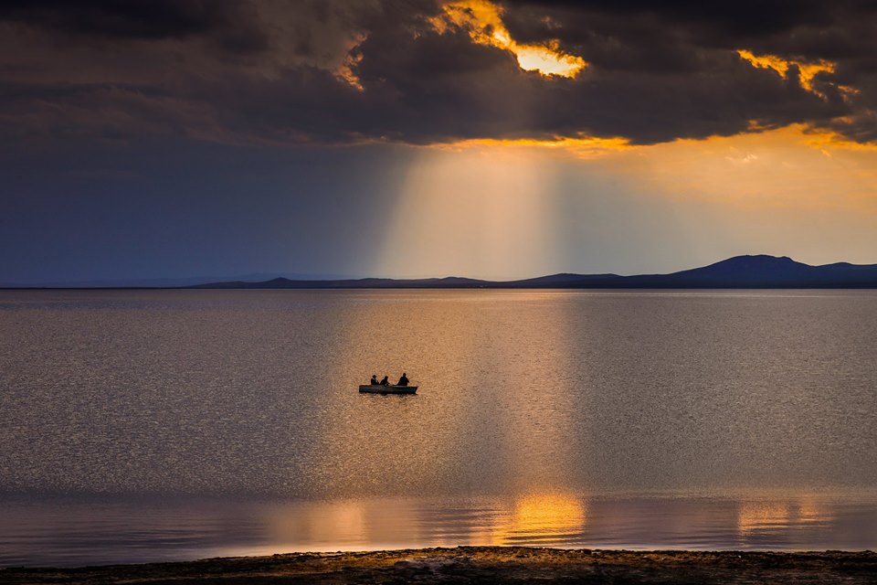 Lac Ogui en Mongolie