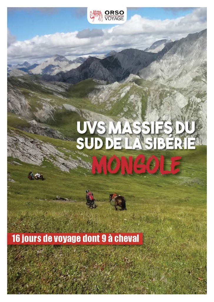 Randonnée dans UVS, Massifs du sud de la Sibérie mongole